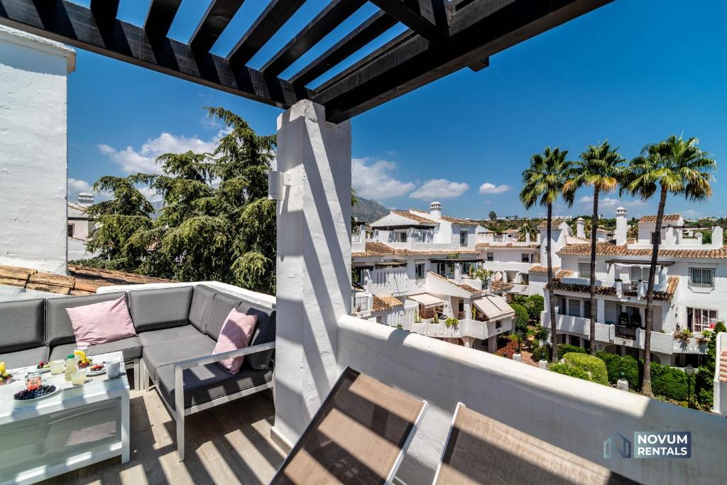 Balkón alebo terasa v ubytovaní Top renovated penthouse in Los Naranjos