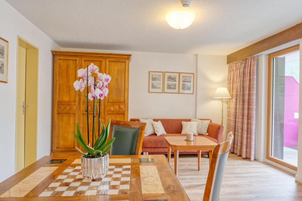 Ein Sitzbereich in der Unterkunft Arca Aparthotel &amp; Spa