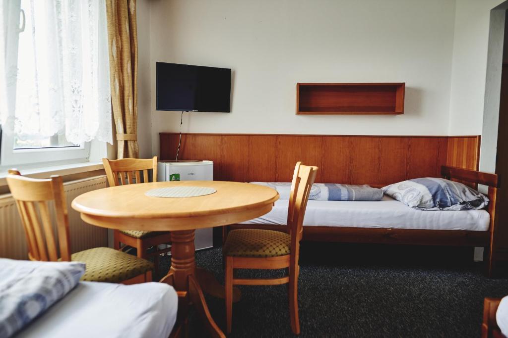 Voodi või voodid majutusasutuse Motel Tošanovice toas