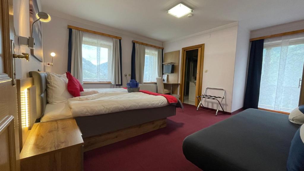 Postel nebo postele na pokoji v ubytování Pension Pichlerhof