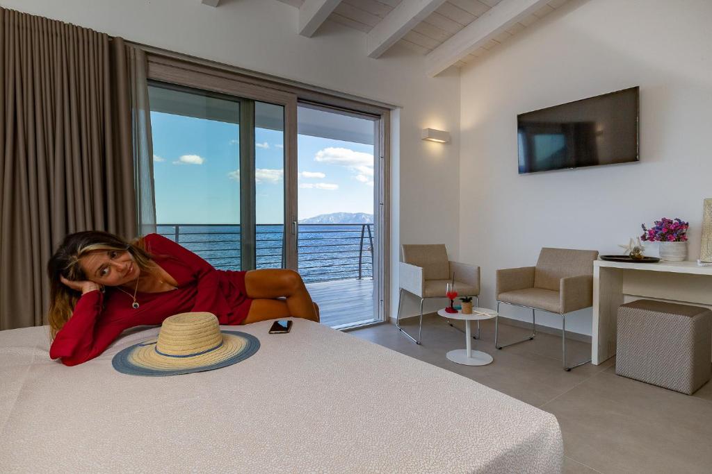 Nespecifikovaný výhled na moře nebo výhled na moře při pohledu z hotelu