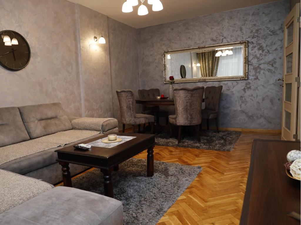 Posezení v ubytování Apartment Mona