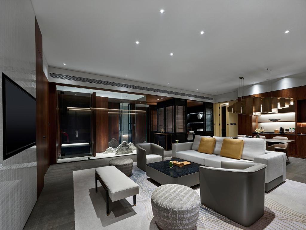 Posezení v ubytování InterContinental Dongguan by IHG - Free shuttle bus to Canton Fair during Canton Fair period