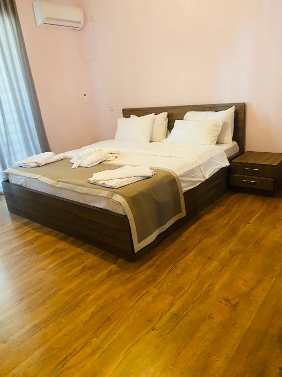 Postel nebo postele na pokoji v ubytování Sanny villa
