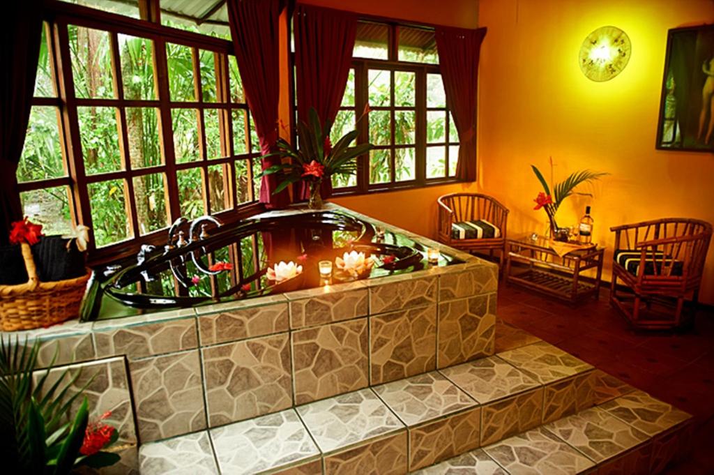 Posezení v ubytování Hotel La Diosa