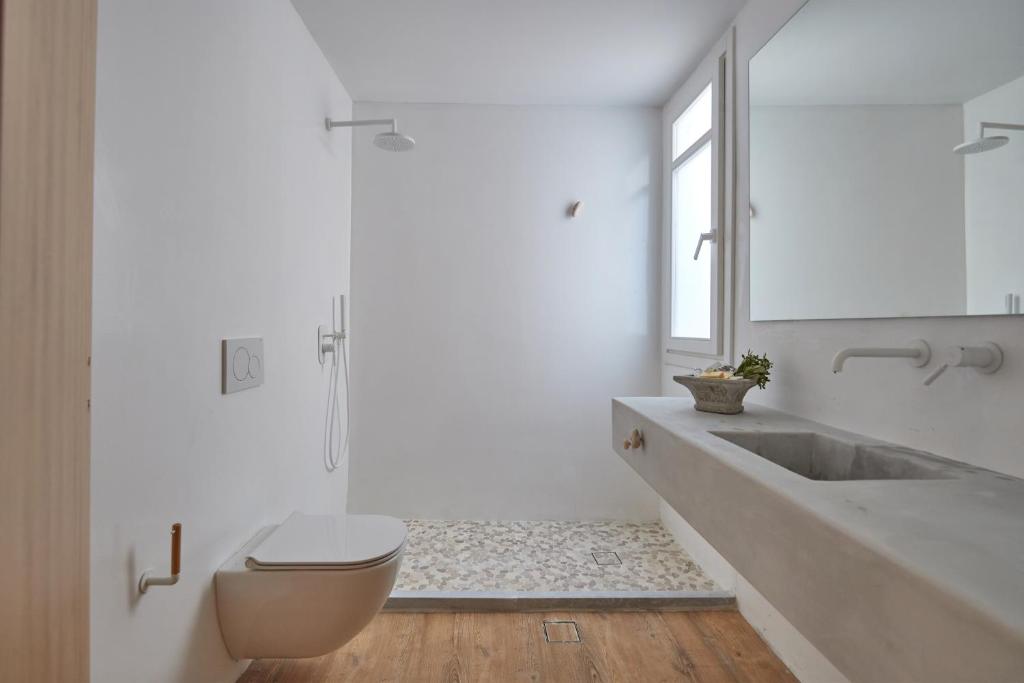 Koupelna v ubytování Casa Mardiva Terra