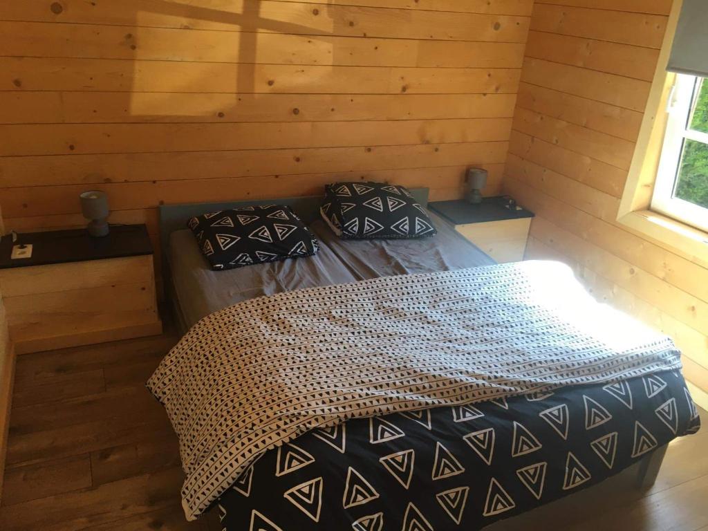 Postel nebo postele na pokoji v ubytování Le bain de la lesse