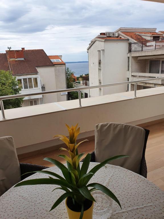Balkón nebo terasa v ubytování Apartment Tina