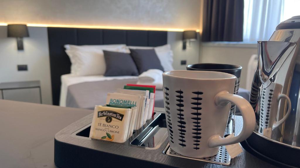 Łóżko lub łóżka w pokoju w obiekcie Tranquillo UpTown Lecce