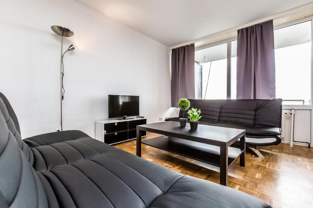 Work & stay apartment in Bergisch Gladbach Bensberg 휴식 공간