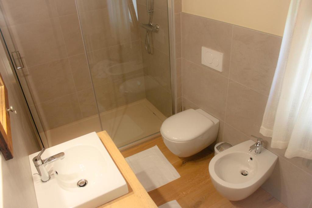 Koupelna v ubytování Gai De Sora Bio charming B&B