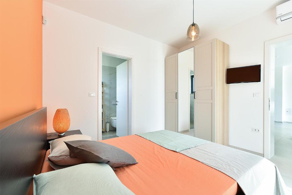 Postel nebo postele na pokoji v ubytování House Bijazici 2117