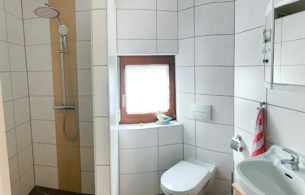 Koupelna v ubytování Ferienwohnung Sonnenblick