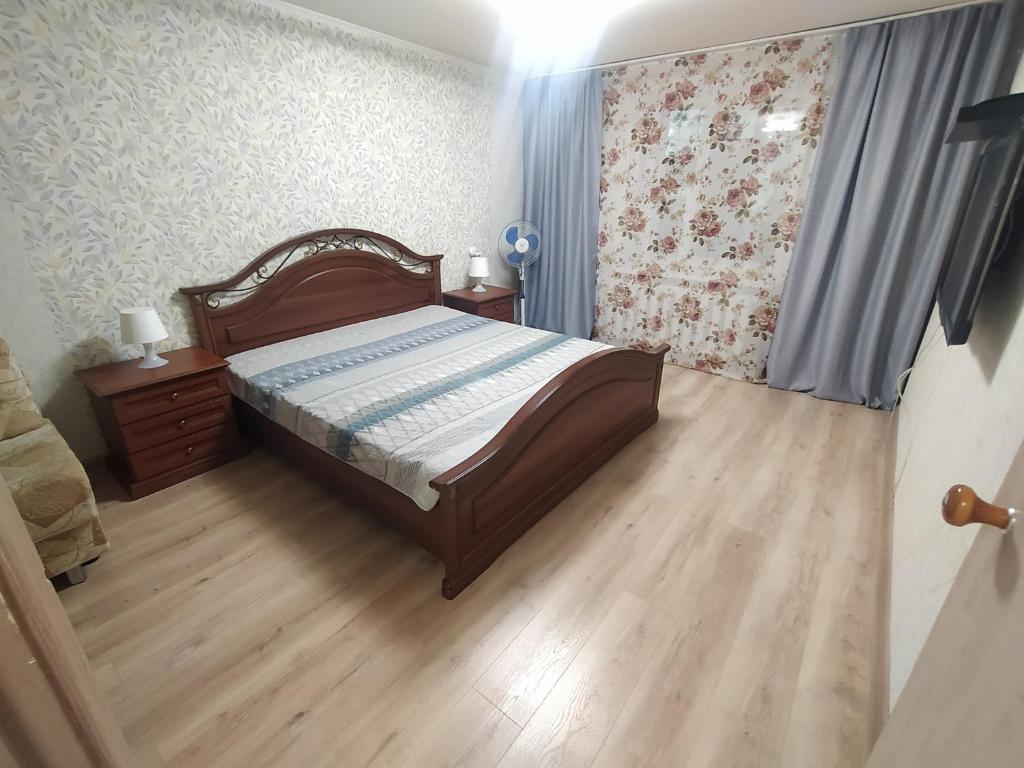 Katil atau katil-katil dalam bilik di Седова 19 ЦЕНТР