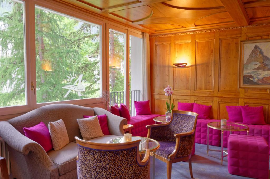 Posezení v ubytování Arca Aparthotel & Spa
