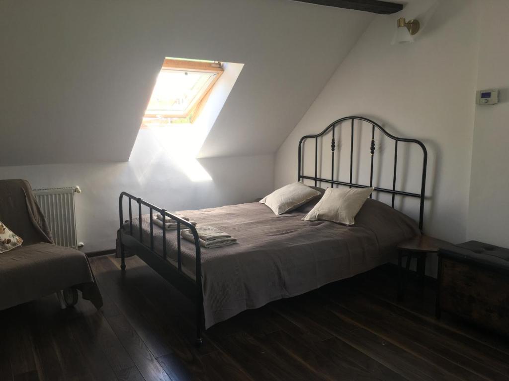 Miejscówka w Narnii tesisinde bir odada yatak veya yataklar
