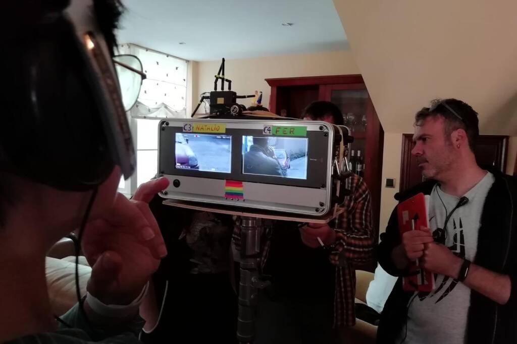 TV a/nebo společenská místnost v ubytování Casa Morazón Fontán Sada