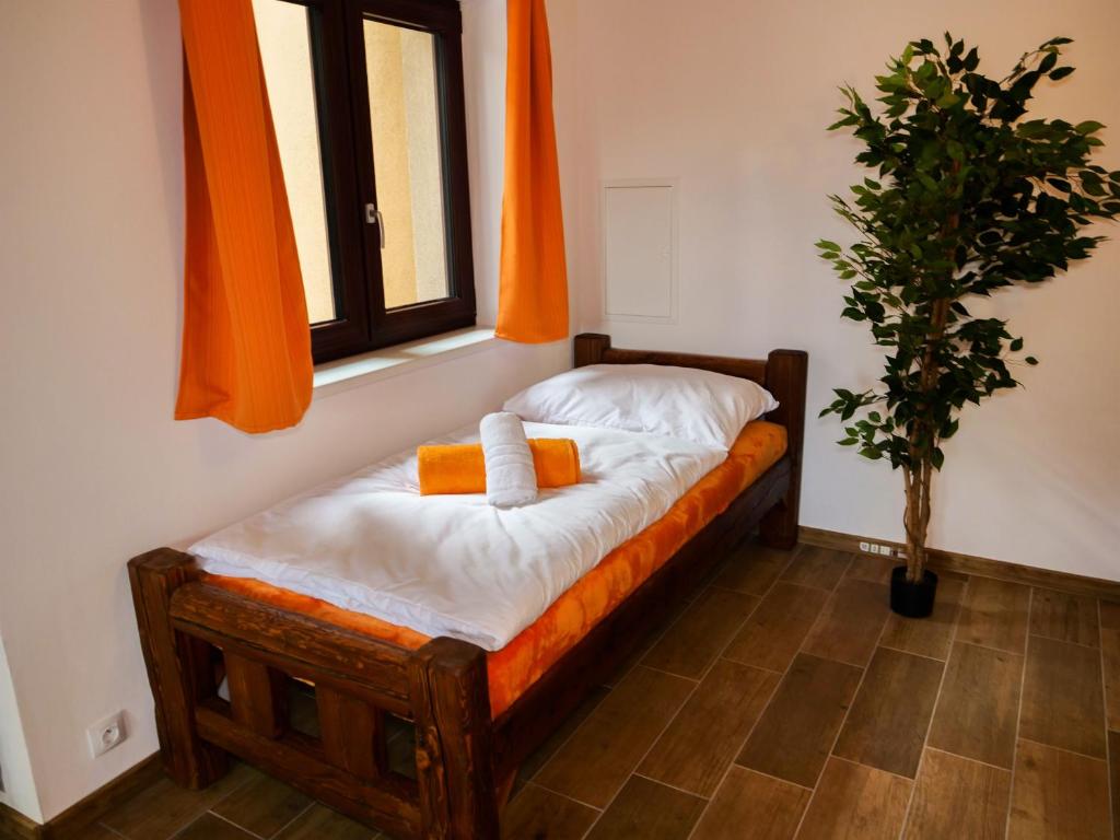 Postel nebo postele na pokoji v ubytování Apartmánový dům 13 Rodinný