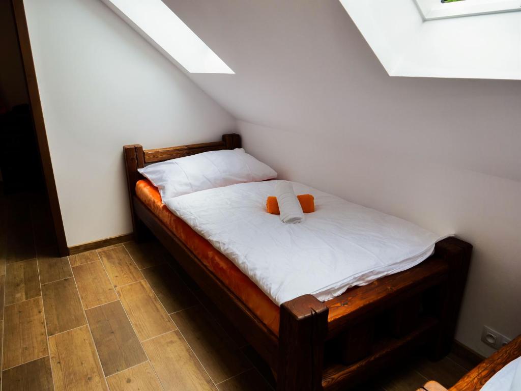 Postel nebo postele na pokoji v ubytování Apartmánový dům 13 Rodinný