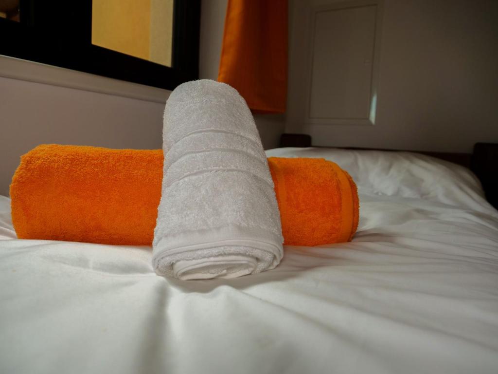 Postel nebo postele na pokoji v ubytování Apartmánový dům 13 Rodinný