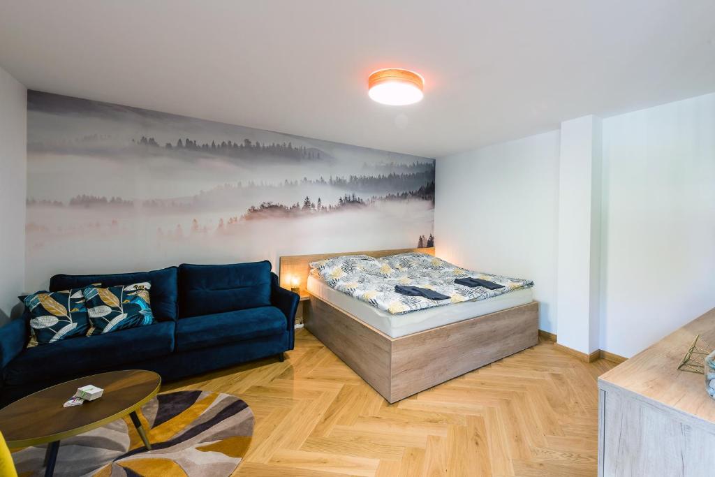 Posezení v ubytování Apartmán Siesta Terchová