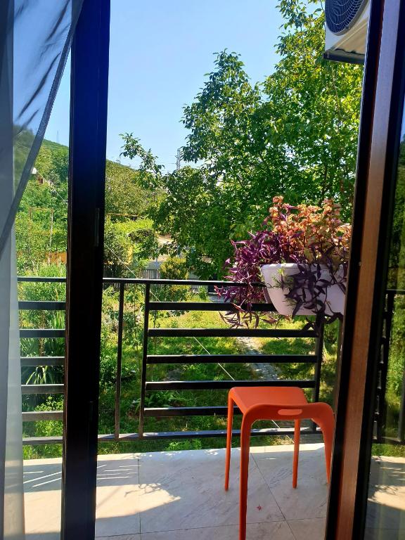 Balkón nebo terasa v ubytování Four Seasons in Kutaisi