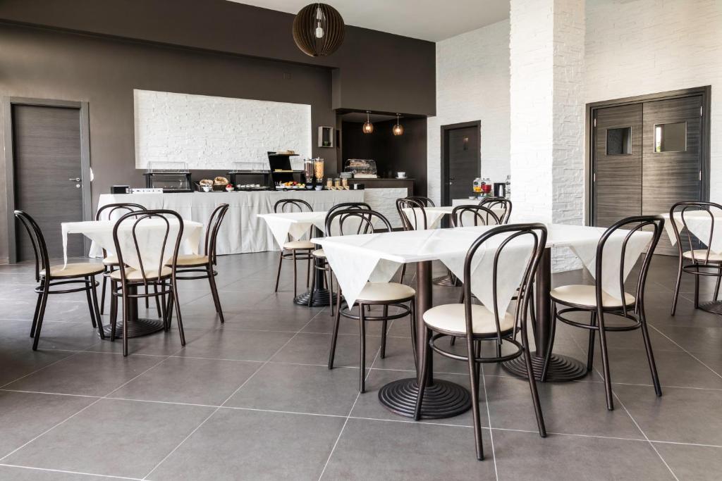 Restaurace v ubytování Affittacamere Villa Bisceglia