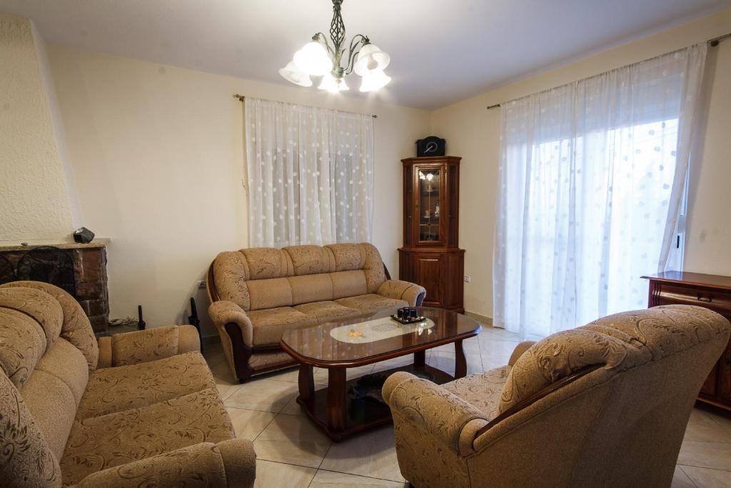 Posezení v ubytování Apartments Klara