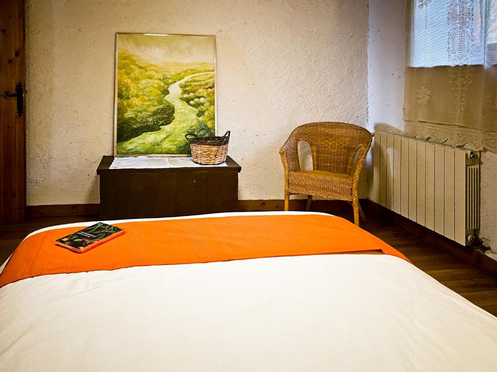 Postel nebo postele na pokoji v ubytování El Buxaus de la Muntanya