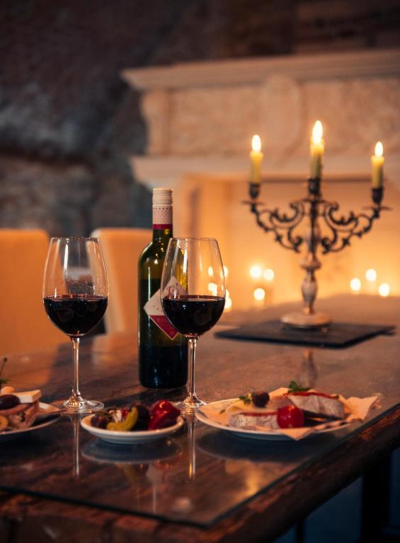 Nápoje v ubytovaní Florand Rooms&Wine