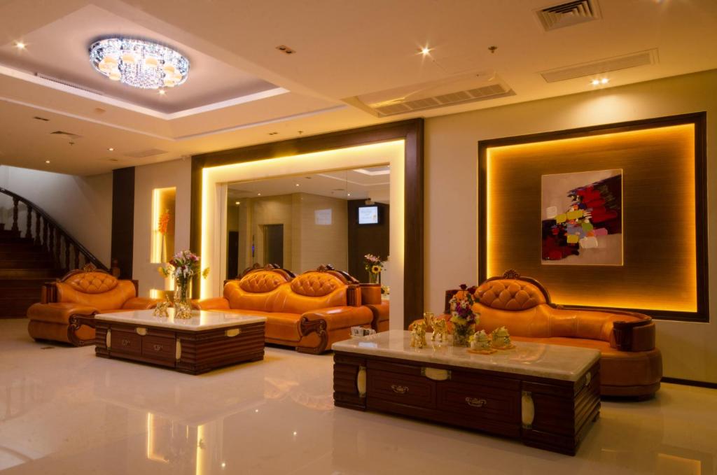 Posezení v ubytování Palawan Uno Hotel