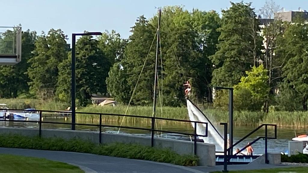 Vonkajšia záhrada v ubytovaní Marina “Nature”