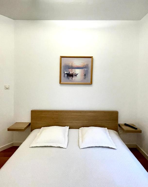 Posteľ alebo postele v izbe v ubytovaní Apartament Jurata 30