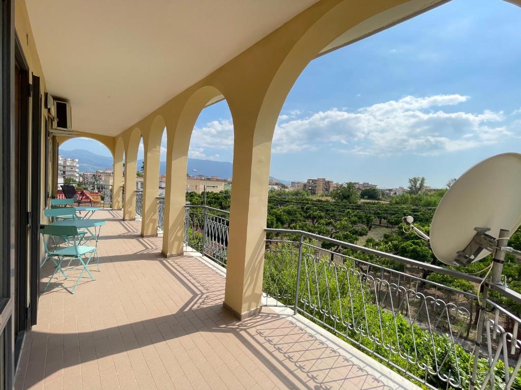 Balkón nebo terasa v ubytování Vesuvius garden