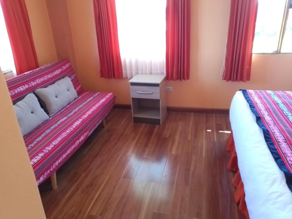 Postel nebo postele na pokoji v ubytování "Casa de Valentin"