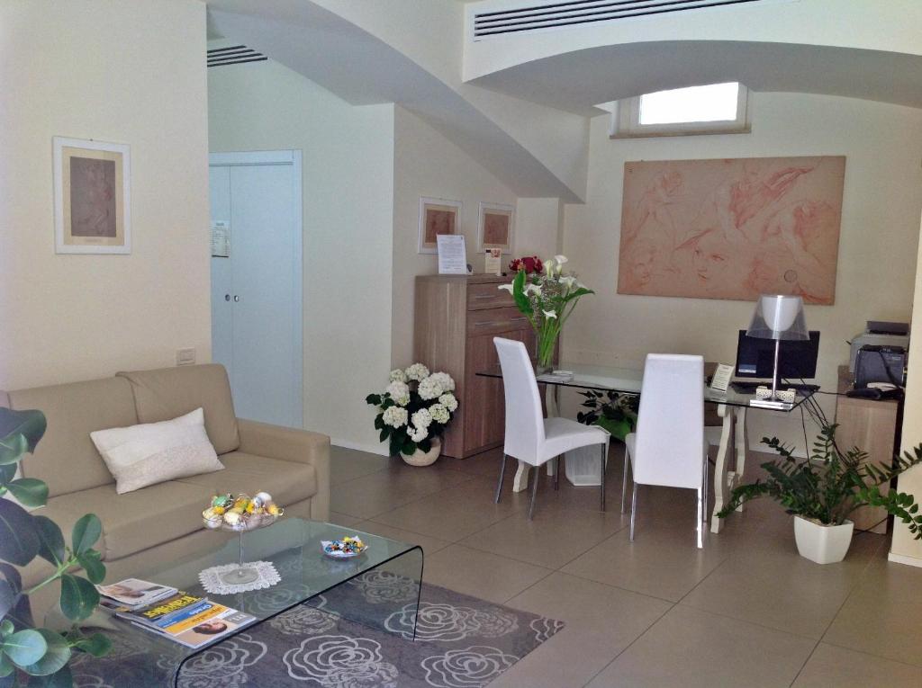 Posezení v ubytování Palazzo Ruschioni Boutique Hotel