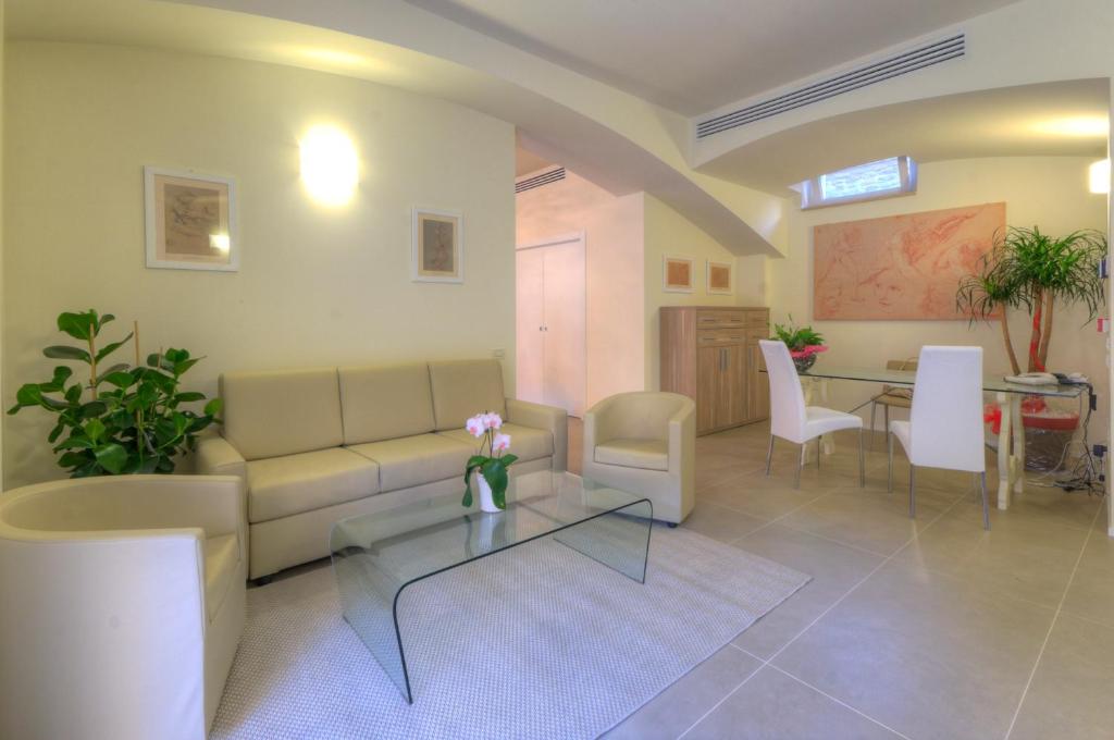 Posezení v ubytování Palazzo Ruschioni Boutique Hotel