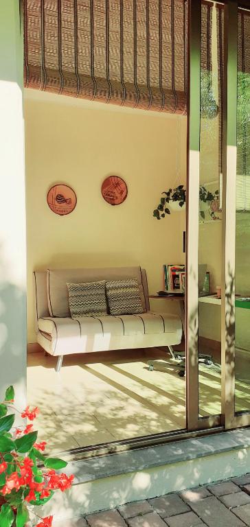 Balkón nebo terasa v ubytování B&B Ca di me
