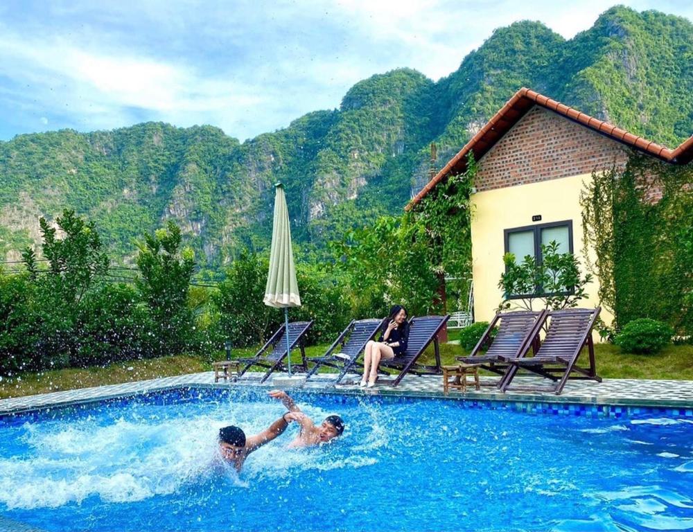 Trang An Retreat - Chambre Royale Avec Vue De La Piscine