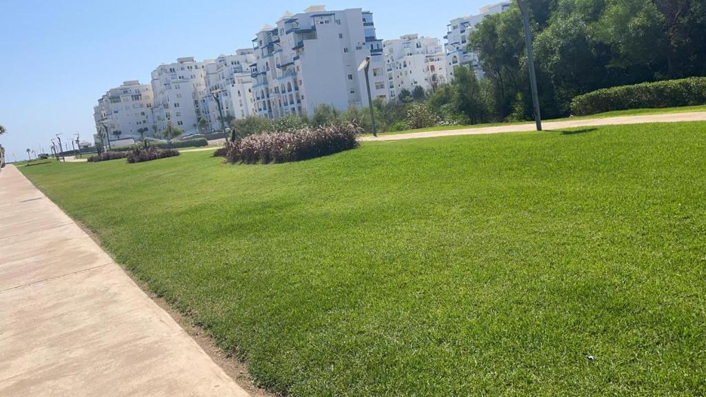 Zahrada ubytování Appartement de luxe avec piscine a 5 min de la plage