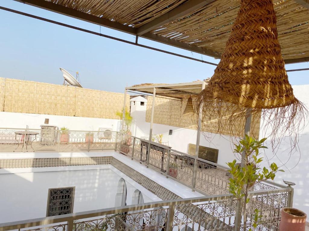 Balkón nebo terasa v ubytování Private house Riad Arlette exclusive