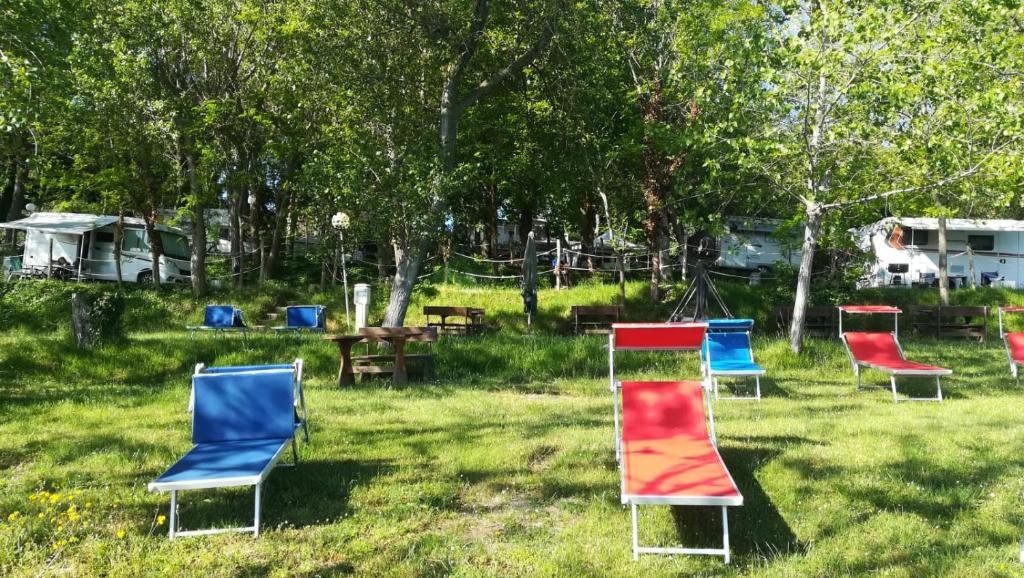 Zahrada ubytování Camping Gabicce Monte