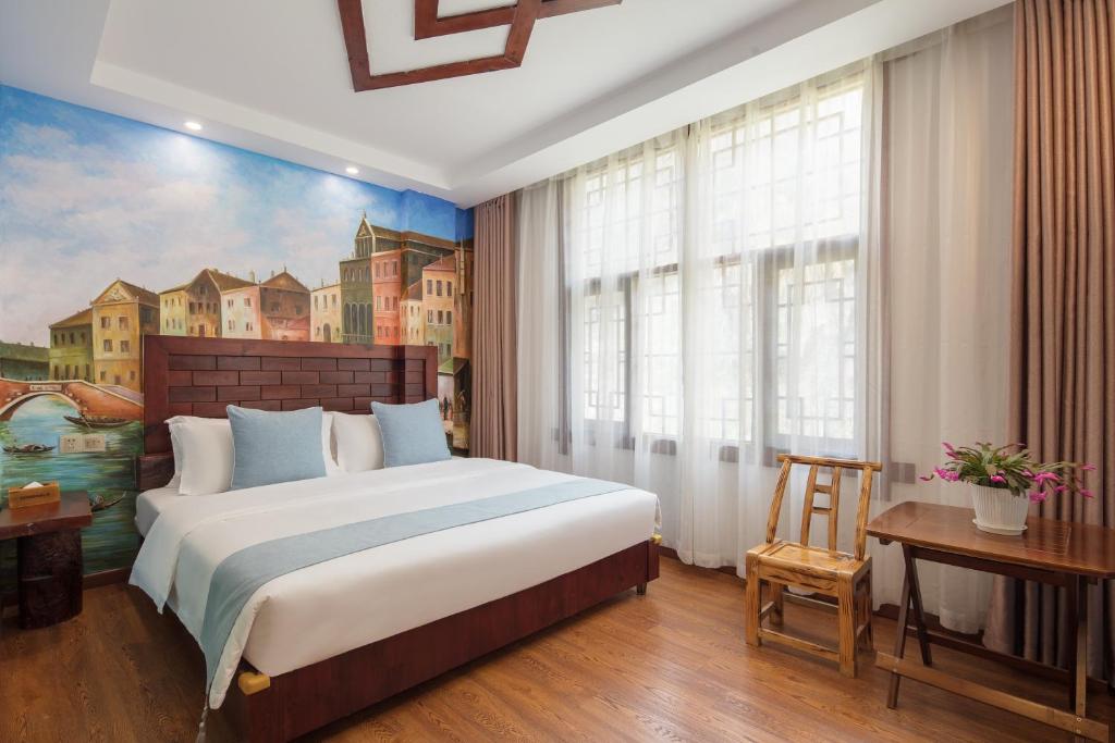 Floral Hotel · Spring Guesthouse Zhangjiajie - Habitación Doble Con Baño Privado