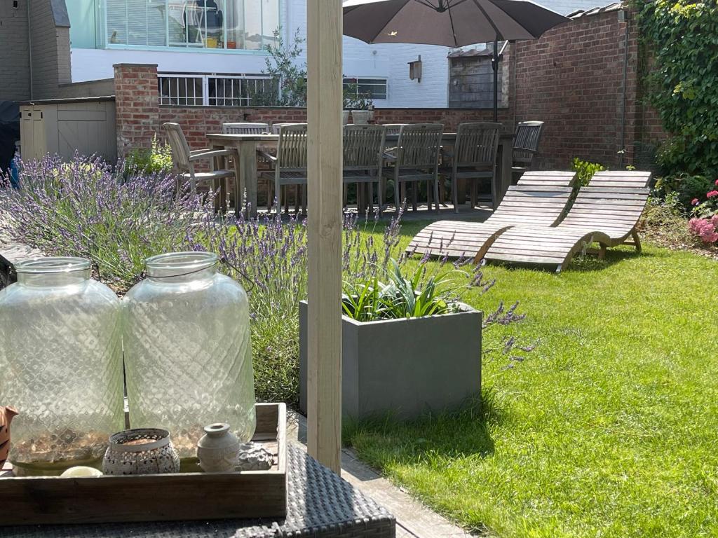 Zahrada ubytování Hasselt City Garden Duplex