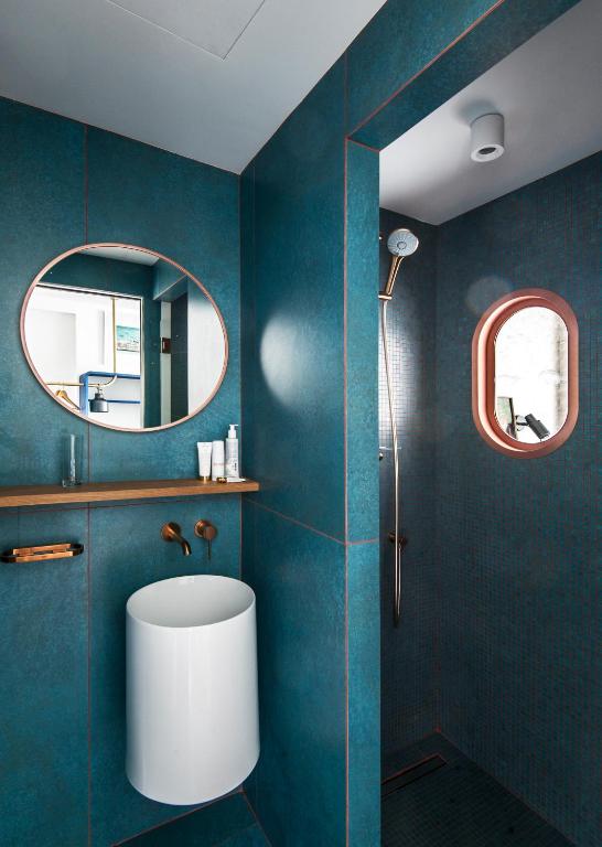 Koupelna v ubytování Boutique Hotel Miramar