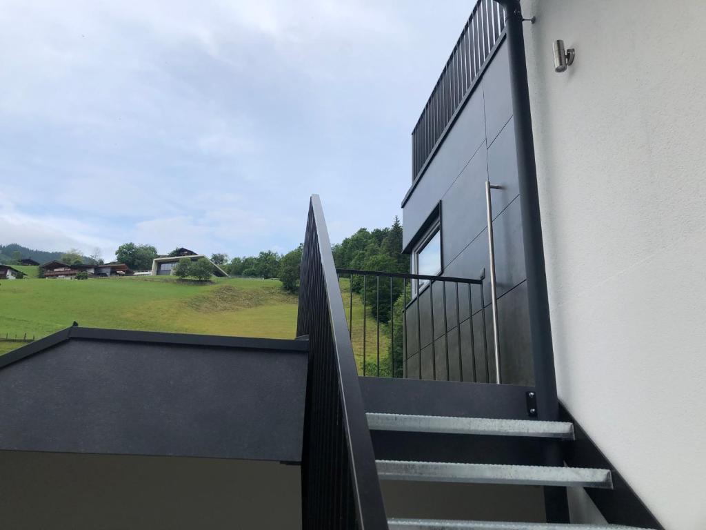 Balkón alebo terasa v ubytovaní Silber Lodge im Wiesenstein