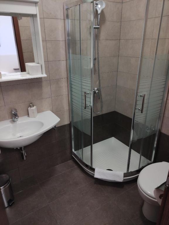 Kúpeľňa v ubytovaní Apartment Veglia