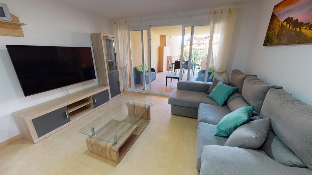 TV a/nebo společenská místnost v ubytování Casa PedroRoca-A Murcia Holiday Rentals Property