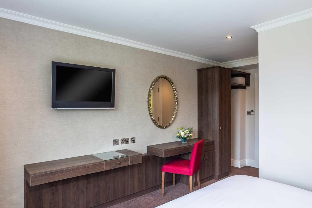 TV a/nebo společenská místnost v ubytování Hotel Kilmore