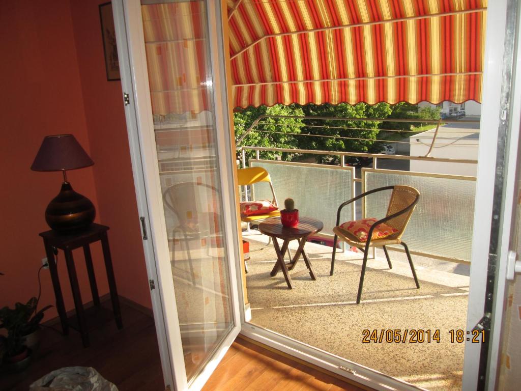 Balkón alebo terasa v ubytovaní Apartment Sendy